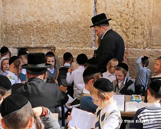 At the Western Wall (Jerusalem)