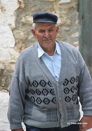 Donkey Driver (Santorini, Greece)