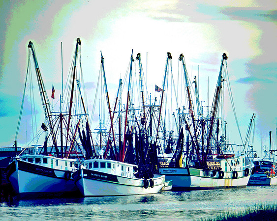 Shrimp Boats(Tybee Island)